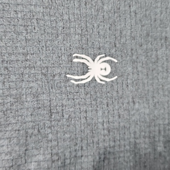 SPYDER ACTIVE MEN'S LARGE TSHIRT, CHARCOAL COLOR - Picture 8 of 9